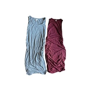 2 Women's Maternity Dresses Bodycon